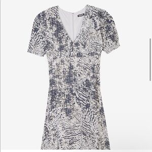 Express printed hi low maxi